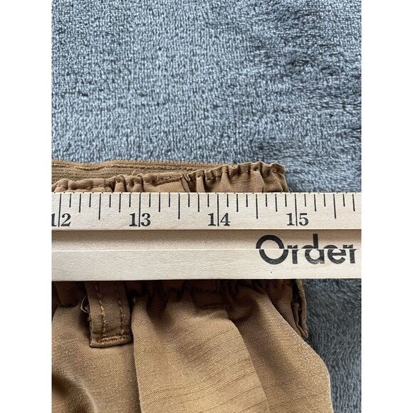 Free People Nothin to Say Pleated Pant Womens Small Gold Brown Wide  Lagenlook - Picture 13 of 16